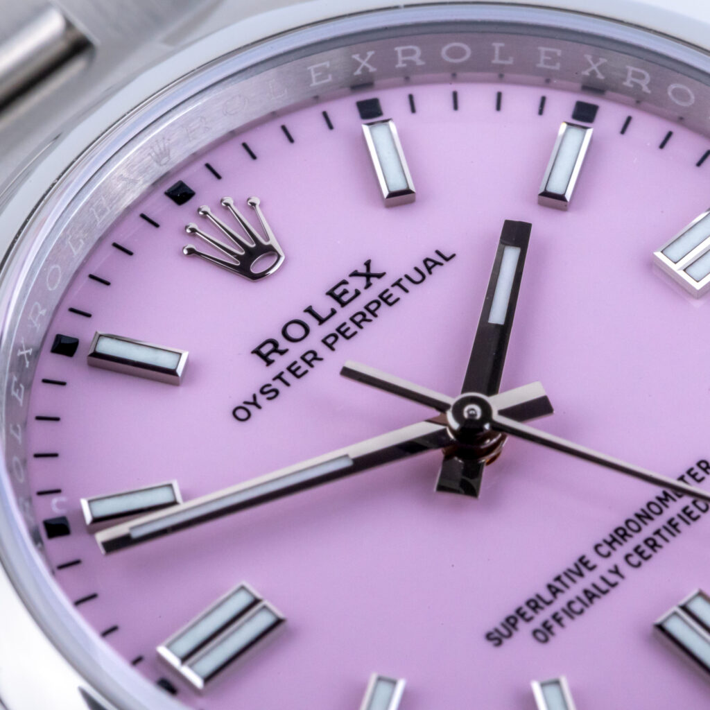 Rolex Oyster Perpetual Candy Pink 126000 2022 (Vollständiger Satz) 9 Oyster Perpetual 126000