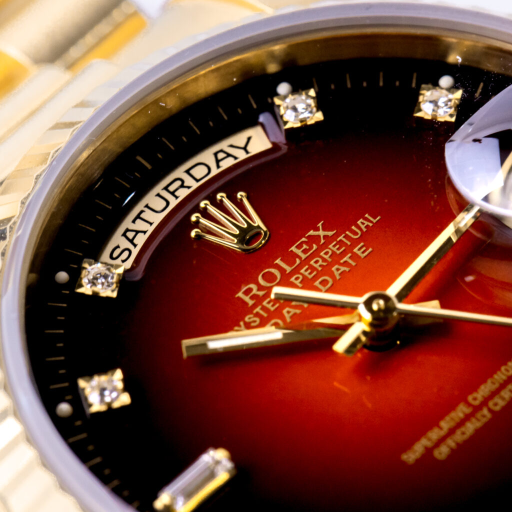 Rolex Day-Date Red Vignette 18238 1995 (Service card & Box) 7 Rolex Day-Date 18238 Vignette