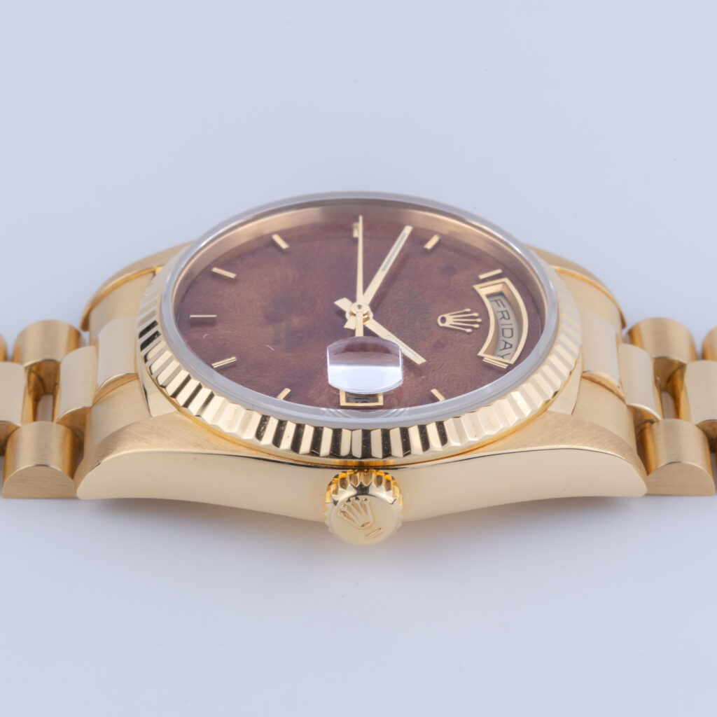 Rolex Day-Date Wood Dial 18238 1989 (vollständiger Satz) 14 Rolex Day-Date 18238