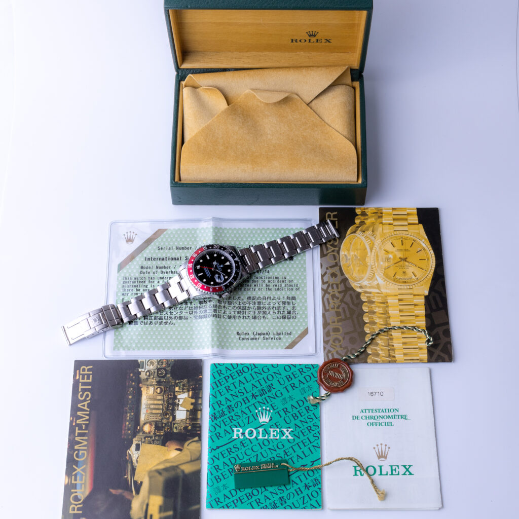 Rolex GMT-Master II Coke 16710 1997 (Full Set) 14 rolex-gmt-master-ii-16710