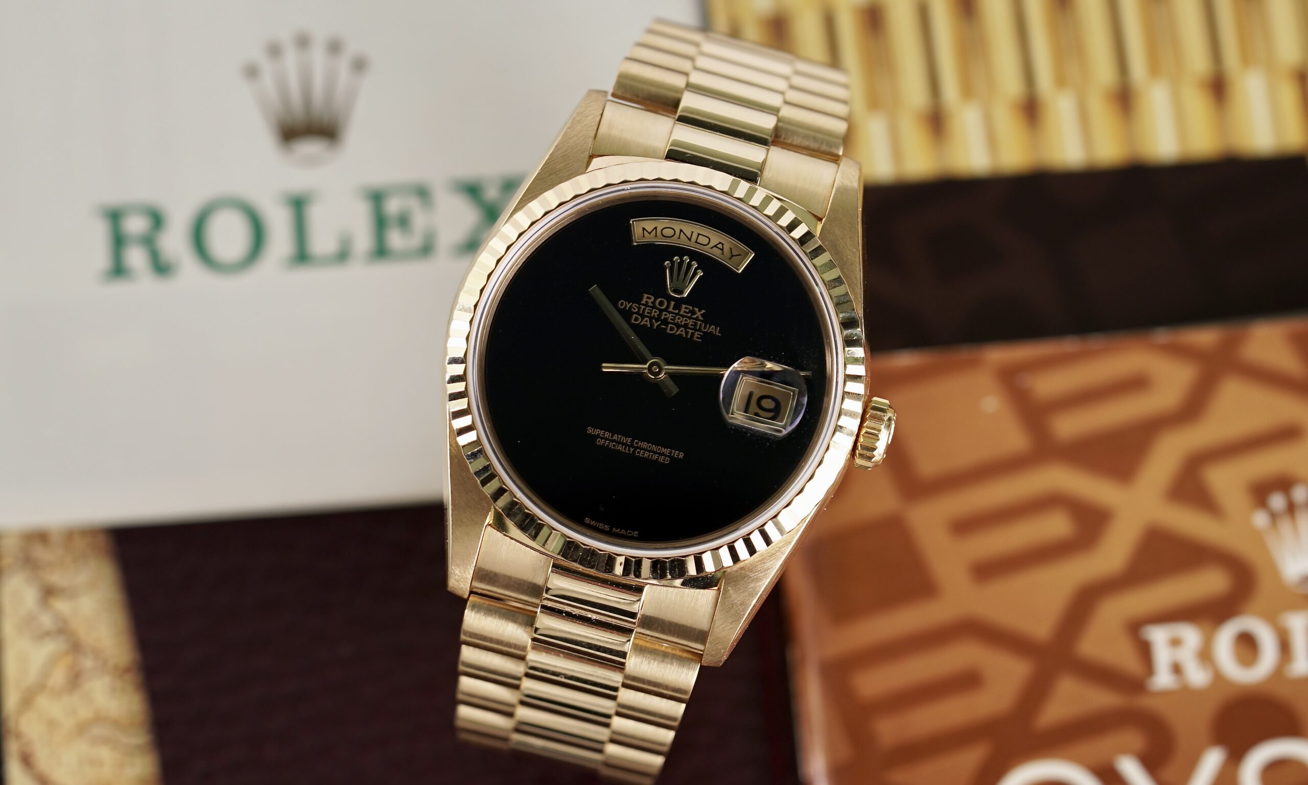 【美品】THE VINTAGE ROLEX Designer Vintage 1950s Rolex Precision 18ct Gold Watch | Liberty