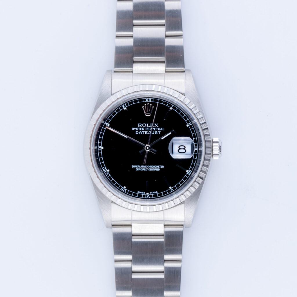 Rolex Oyster Perpetual Datejust Black 16220 1999 (Full Set) 10 Rolex Datejust 16220