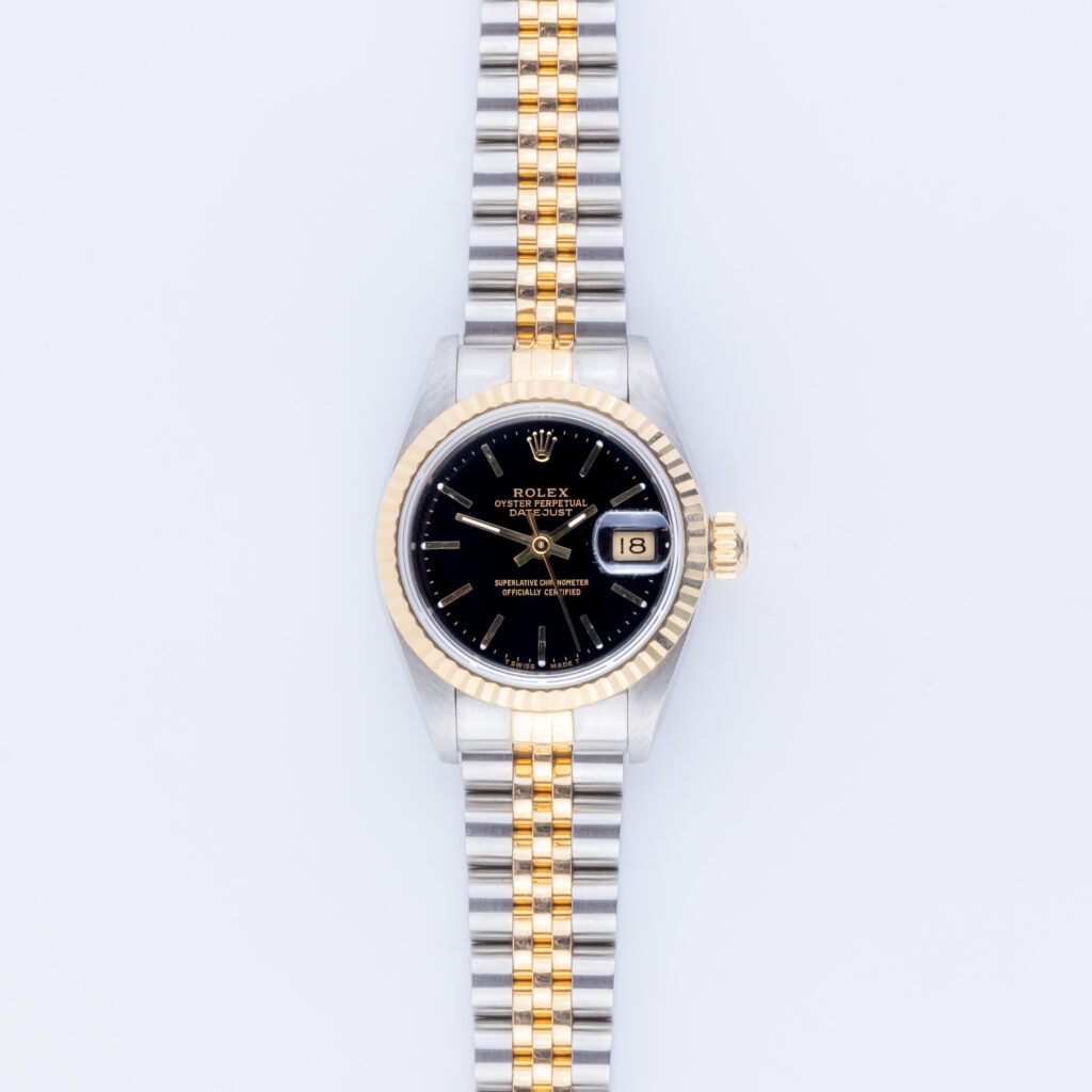 Rolex Lady-Datejust Black 69173 1988 (Volledige Set) 10 Rolex Lady-Datejust 69173
