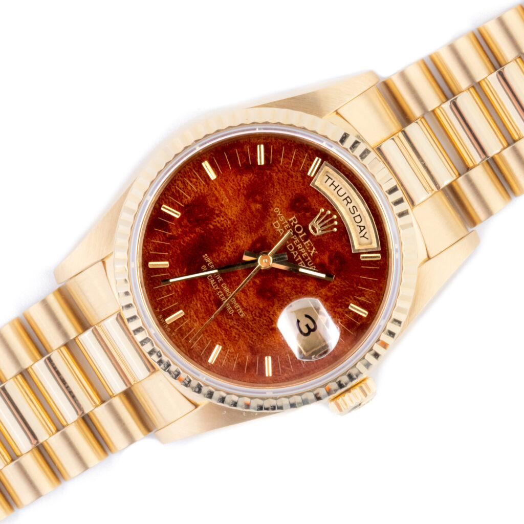 Rolex Day-Date 18238 Wooden Dial