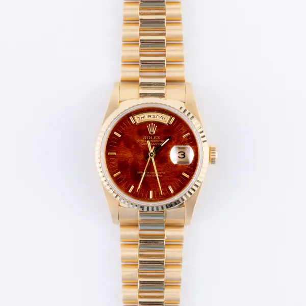 Rolex Day-Date 18238 Wooden Dial