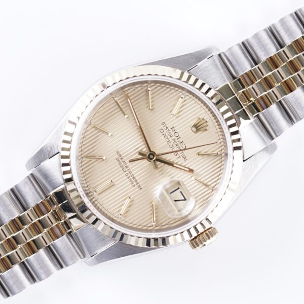 rolex-oyster-perpetual-datejust-champagne-tapestry-16233-1988-full-set
