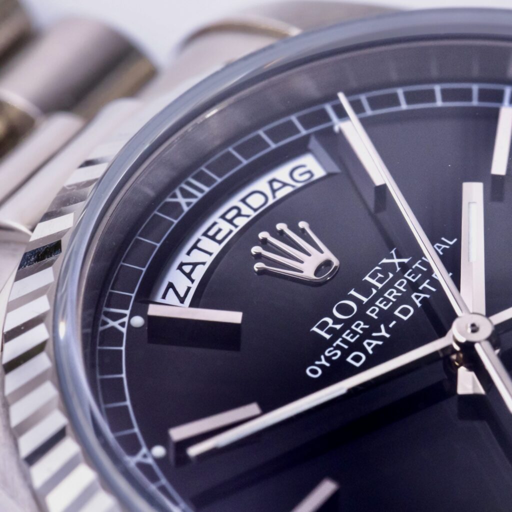 Rolex Day-Date Black 18239 1990 (Box) 8 Rolex Day-Date 18239