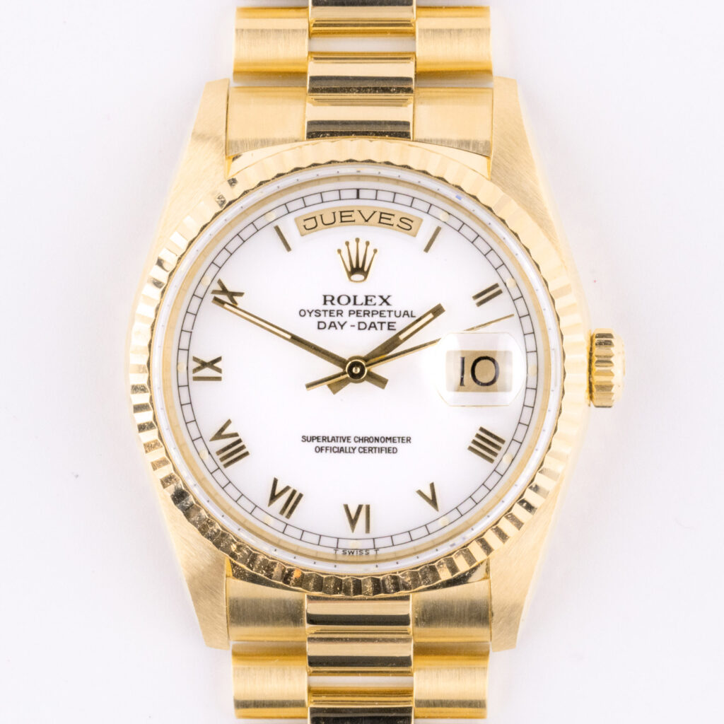 Rolex Day-Date White Roman 18238 1989 (Vollständiger Satz) 10 rolex-day-date-white-roman-18238-1989-full-set