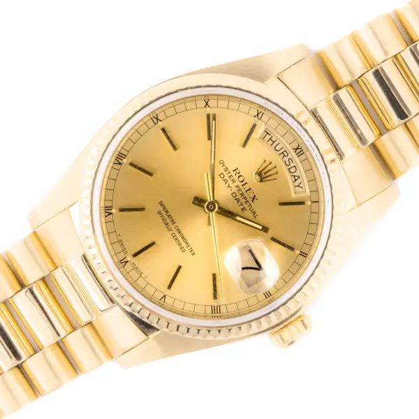 Rolex Day-Date Champagne 18038 1979 (Volledige Set)