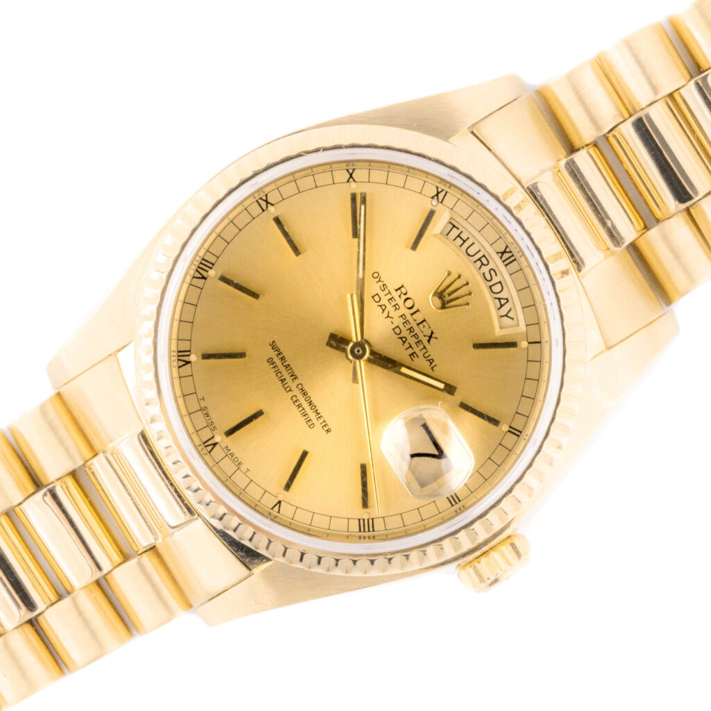 Rolex Day-Date Champagne 18038 1979 (Full Set)