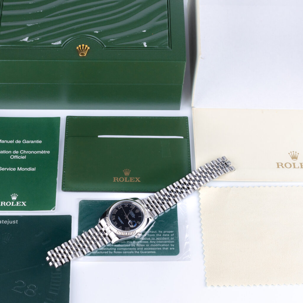 Rolex Oyster Perpetual Datejust Black Roman 116234 2008/2009 (Vollständiger Satz) 15 rolex-oyster-perpetual-datejust-black-roman-116234-2008-2009-full-set