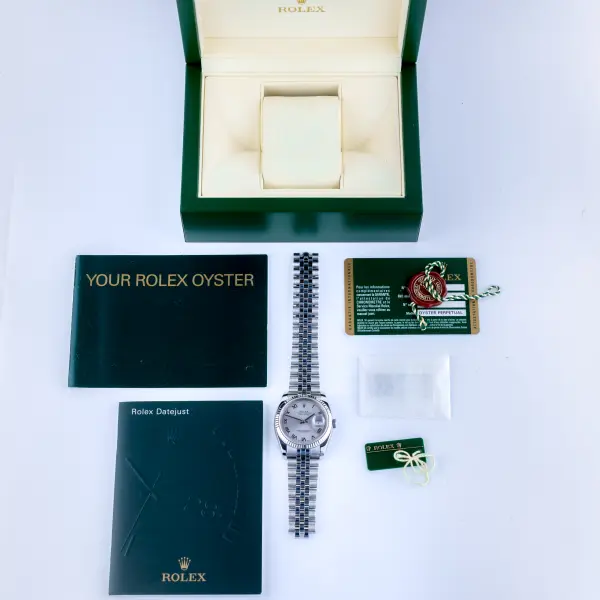 Rolex Oyster Perpetual Datejust Grey Roman 116234 2010 (Volledige Set) - Afbeelding 8