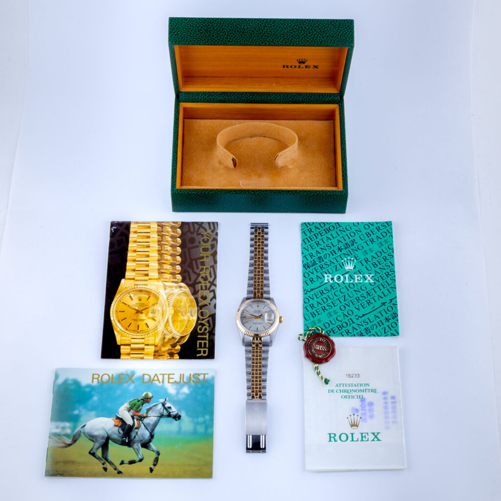Rolex Oyster Perpetual Datejust Silver 16233 2000 (Volledige Set) 15 Rolex Datejust 16233