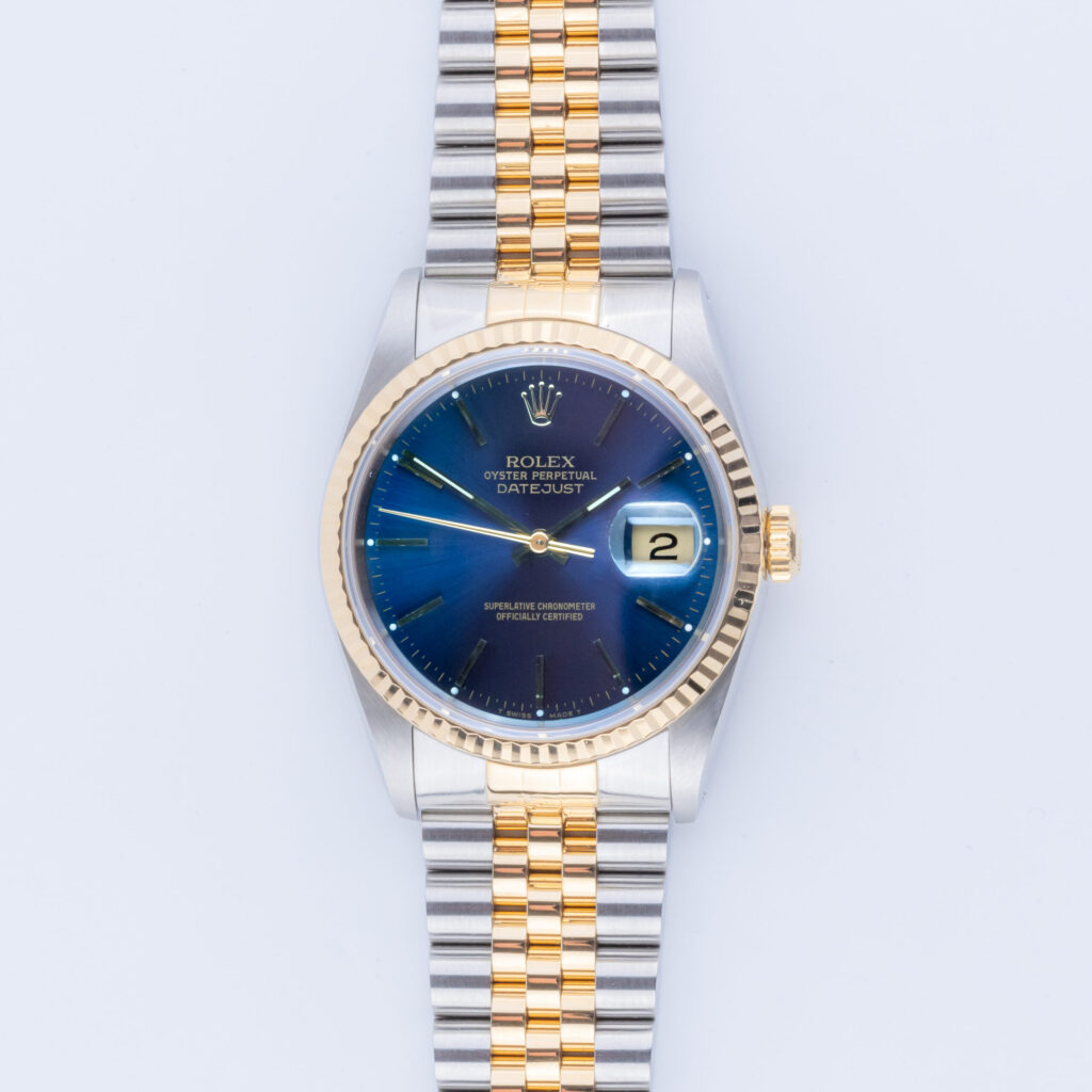 Rolex Oyster Perpetual Datejust Blue 16233 1990 (Full Set) 10 Rolex Datejust 16233