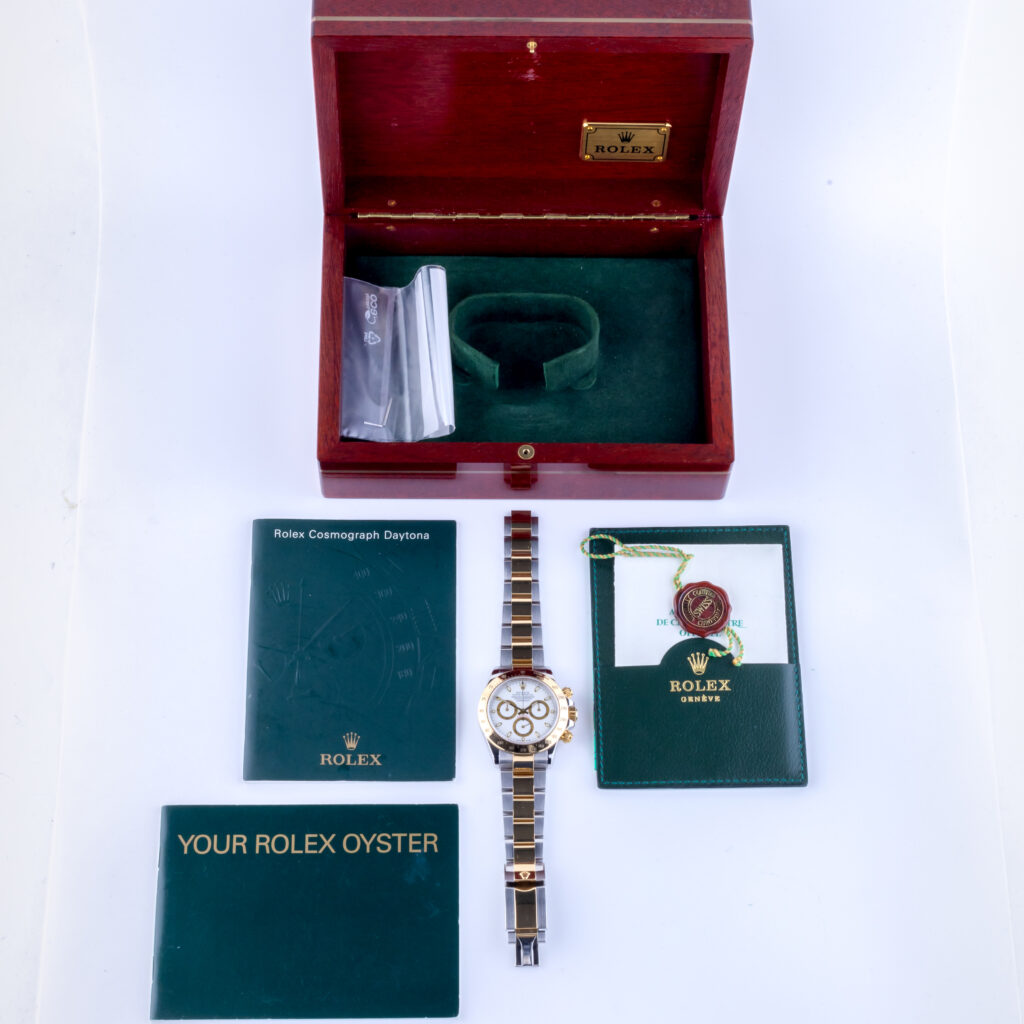 Rolex Daytona White 116523 2001 (Vollständiger Satz) 15 Rolex Daytona 116523