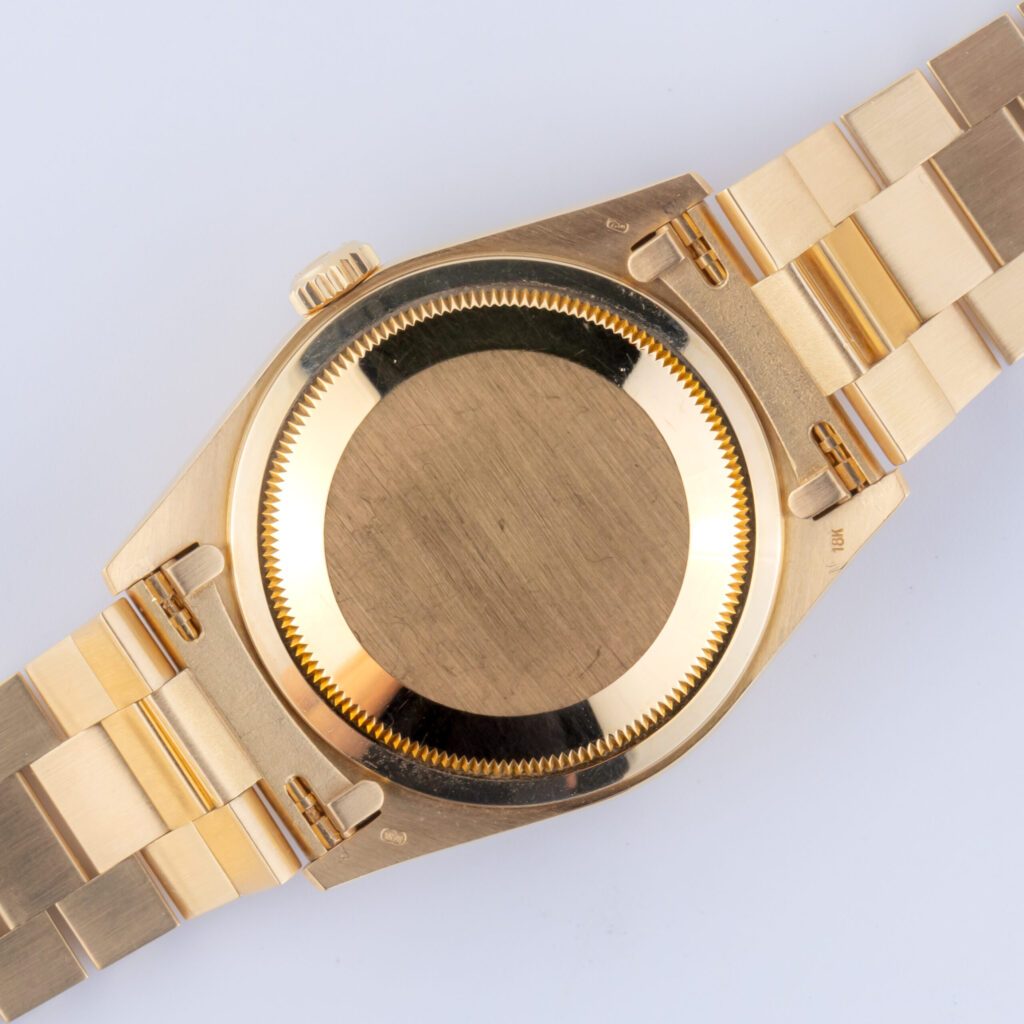 Rolex Oyster Perpetual Day-Date Champagne Diamond 18238 1989 (Vollständiger Satz) 11 Rolex Day-Date 18238