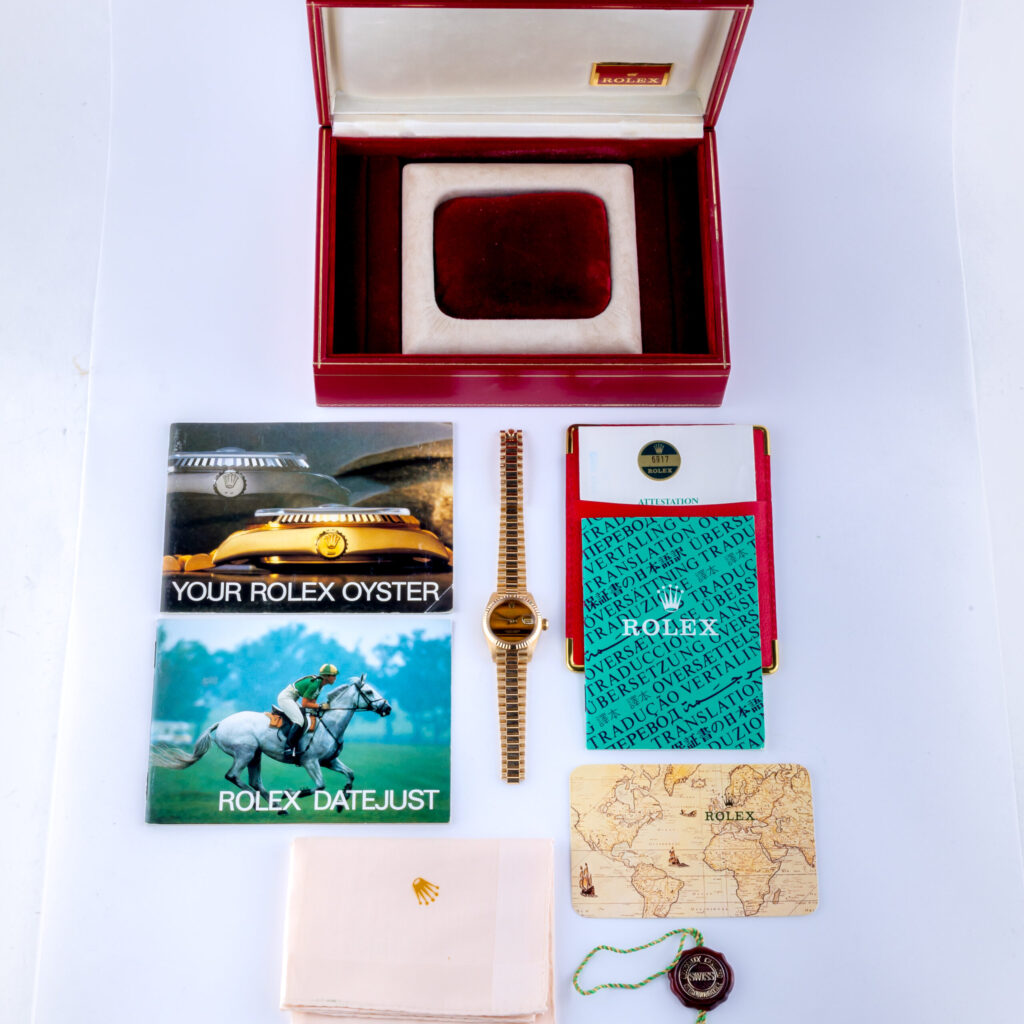 Rolex Lady-Datejust Tiger Eye 6917/8 1983 (Full Set) 15 Rolex Lady-Datejust 6917 Tiger Eye