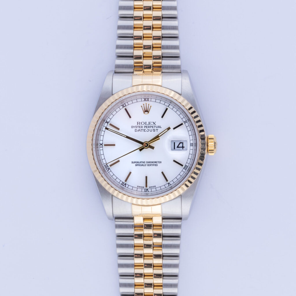 Rolex Oyster Perpetual Datejust White 16233 2001 9 Rolex Datejust 16233