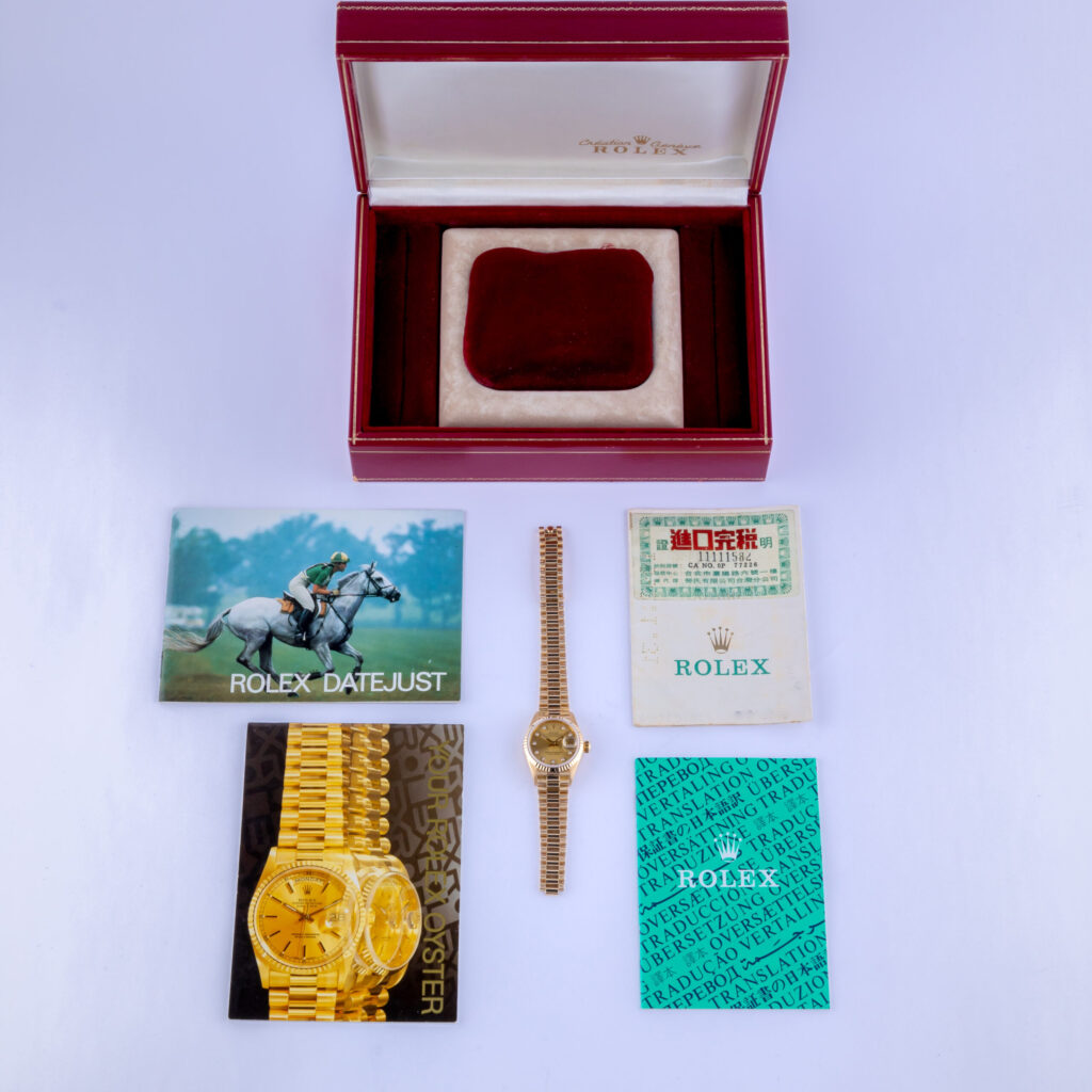 Rolex Lady-Datejust Champagne Diamond 69178 1990 (Vollständiger Satz) 15 Rolex Lady-Datejust 6917