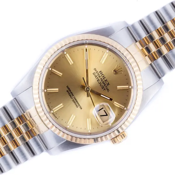 Rolex Oyster Perpetual Datejust Champagne 16233 1990