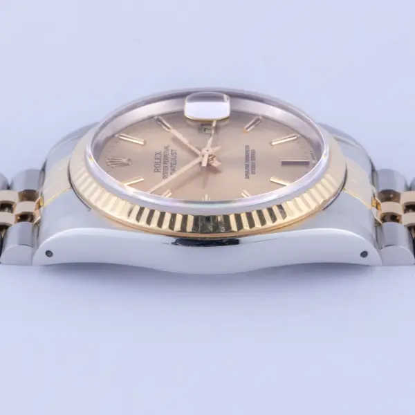 Rolex Oyster Perpetual Datejust Champagne 16233 1990 - Afbeelding 6