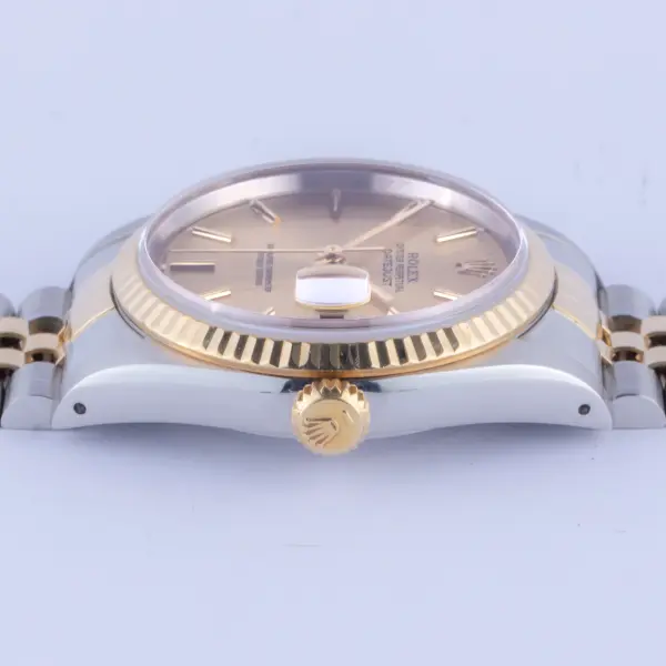 Rolex Oyster Perpetual Datejust Champagne 16233 1990 - Afbeelding 5