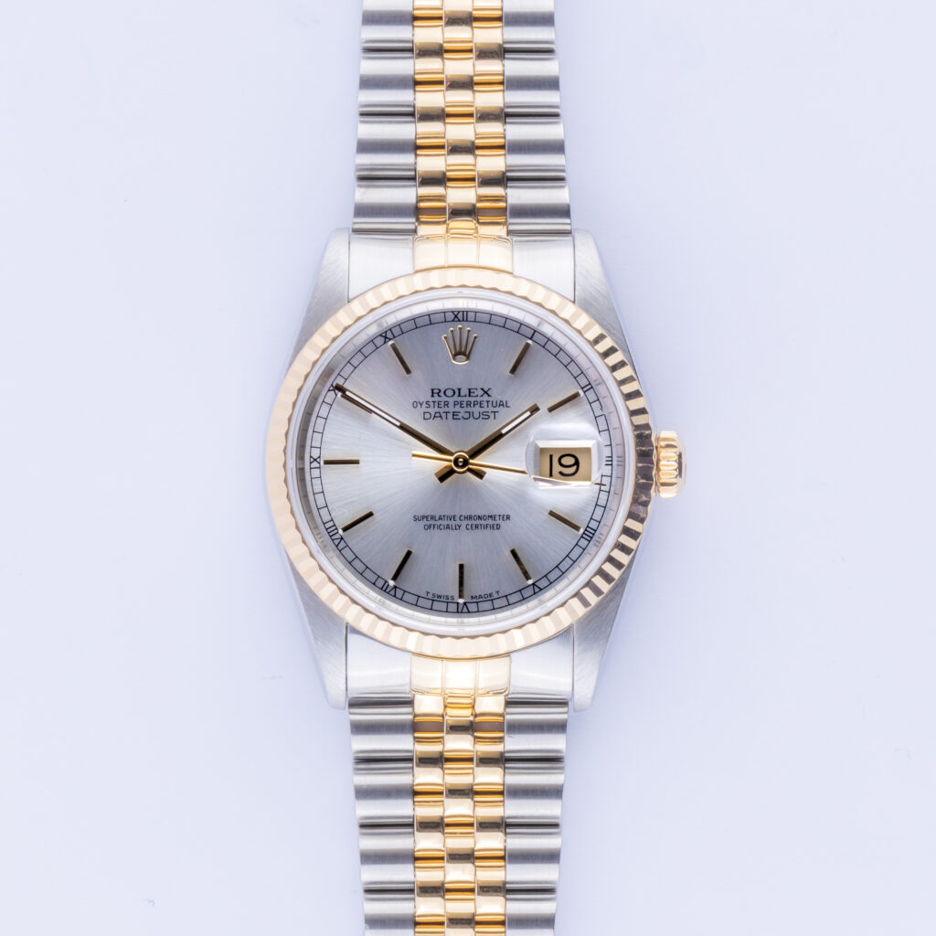 Rolex Oyster Perpetual Datejust Silver 16233 1990 (Volledige Set) 10 rolex-datejust-16233-24