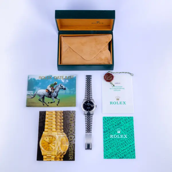 Rolex Oyster Perpetual Datejust Black 16014 1986 (Full Set) - Image 8