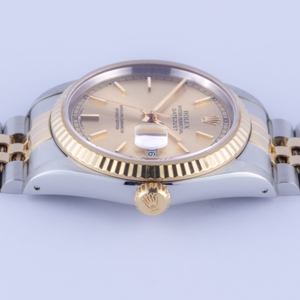 Rolex Oyster Perpetual Datejust Champagne 16233 1993 (Volledige Set) 13 Rolex Datejust 16233