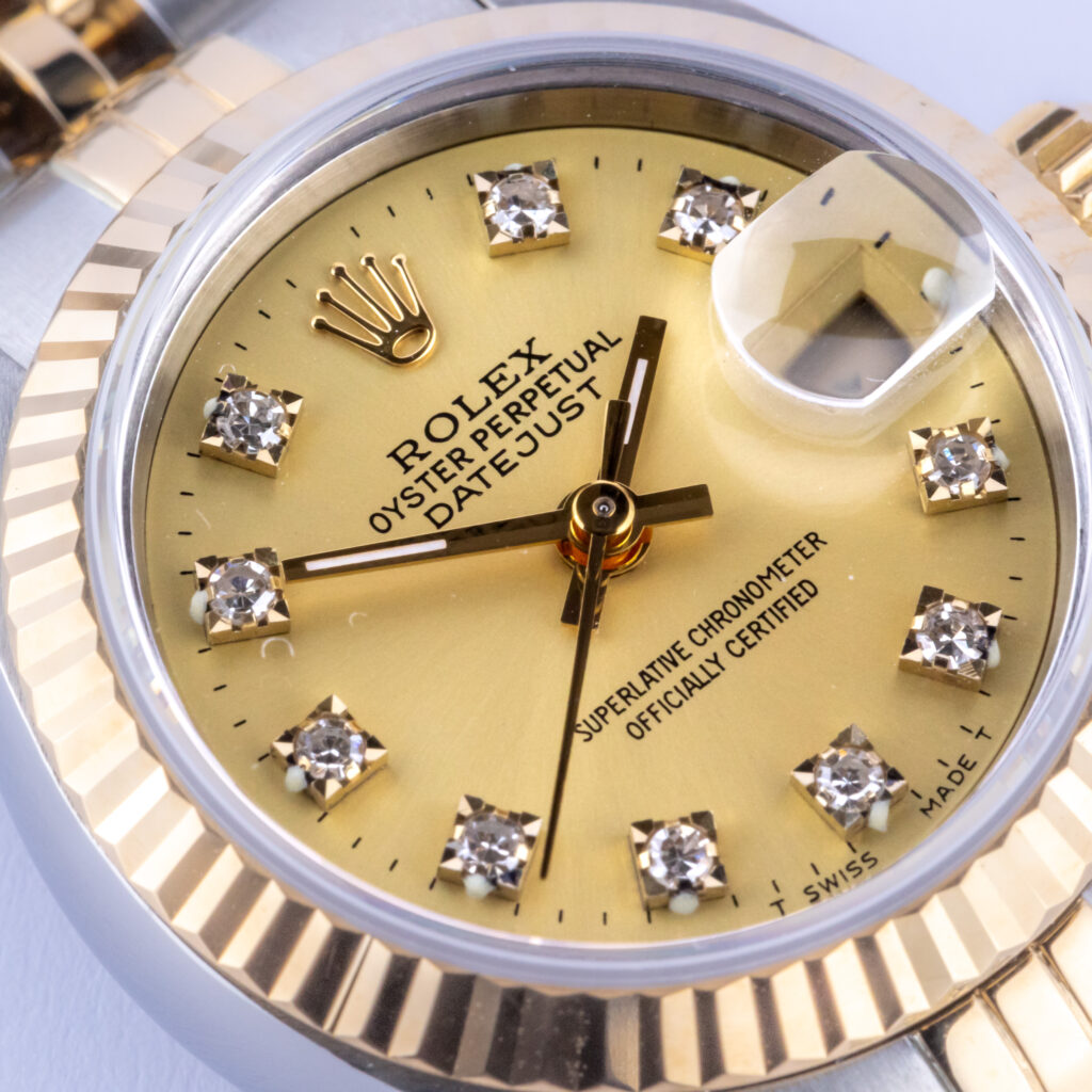 Rolex Lady-Datejust Champagne Diamond 69173 1991 (Full Set) 9 Rolex Lady-Datejust 69173