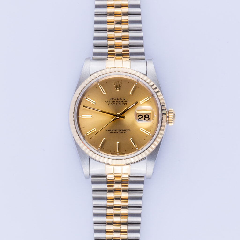 Rolex Oyster Perpetual Datejust Champagne 16233 1991 (Full Set) 9 Rolex Datejust 16233