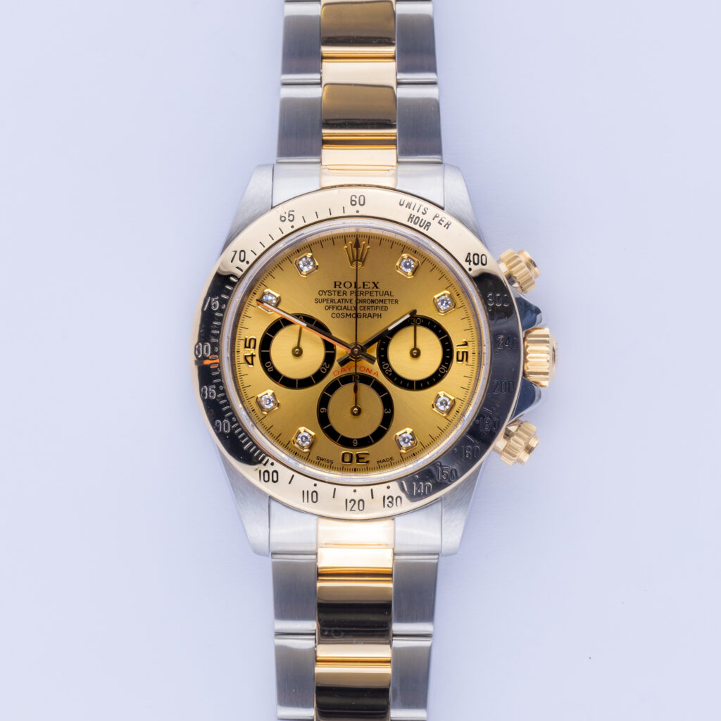 Rolex Daytona Zenith Champagne Diamond 16523 1996 (Vollständiger Setz) 10 Rolex Daytona 16523