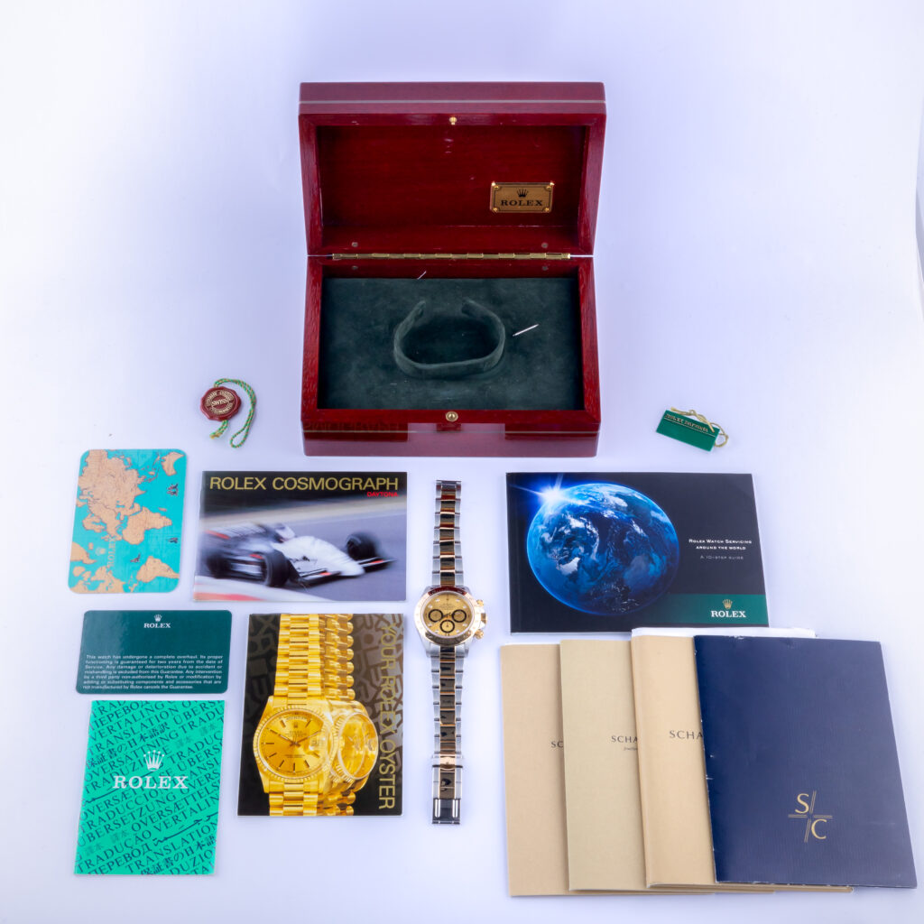 Rolex Daytona Zenith Champagne Diamond 16523 1996 (Vollständiger Setz) 15 Rolex Daytona 16523