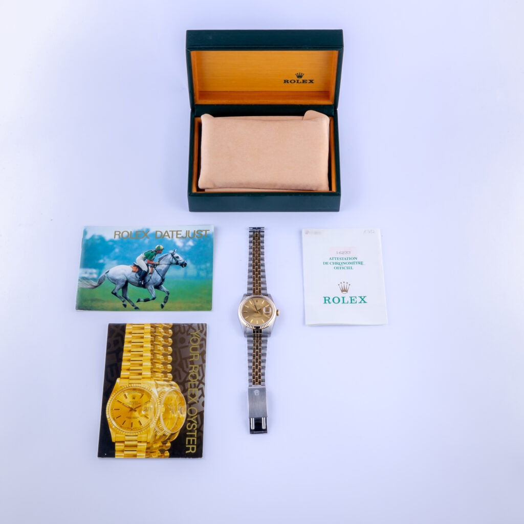 Rolex Oyster Perpetual Datejust Champagne 16233 1991 (Full Set) 13 Rolex Datejust 16233