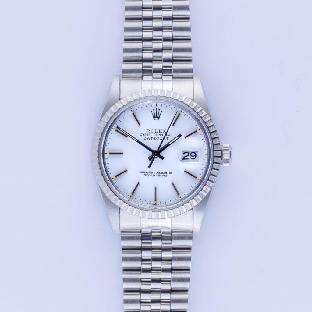 Rolex Oyster Perpetual Datejust White 16030 1987 (Vollständiger Satz) 10 rolex-datejust-16030