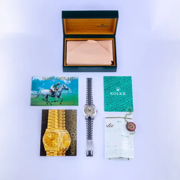 Rolex Oyster Perpetual Datejust Silver 16234 1995 (Full Set) - Image 8