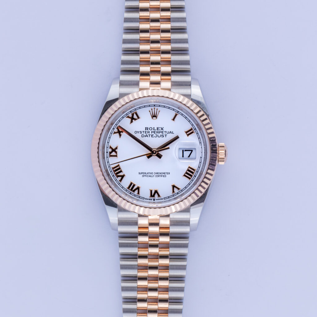 Rolex Oyster Perpetual Datejust White Roman 126231 2023 (Volledige Set) 10 rolex-datejust-126231-3