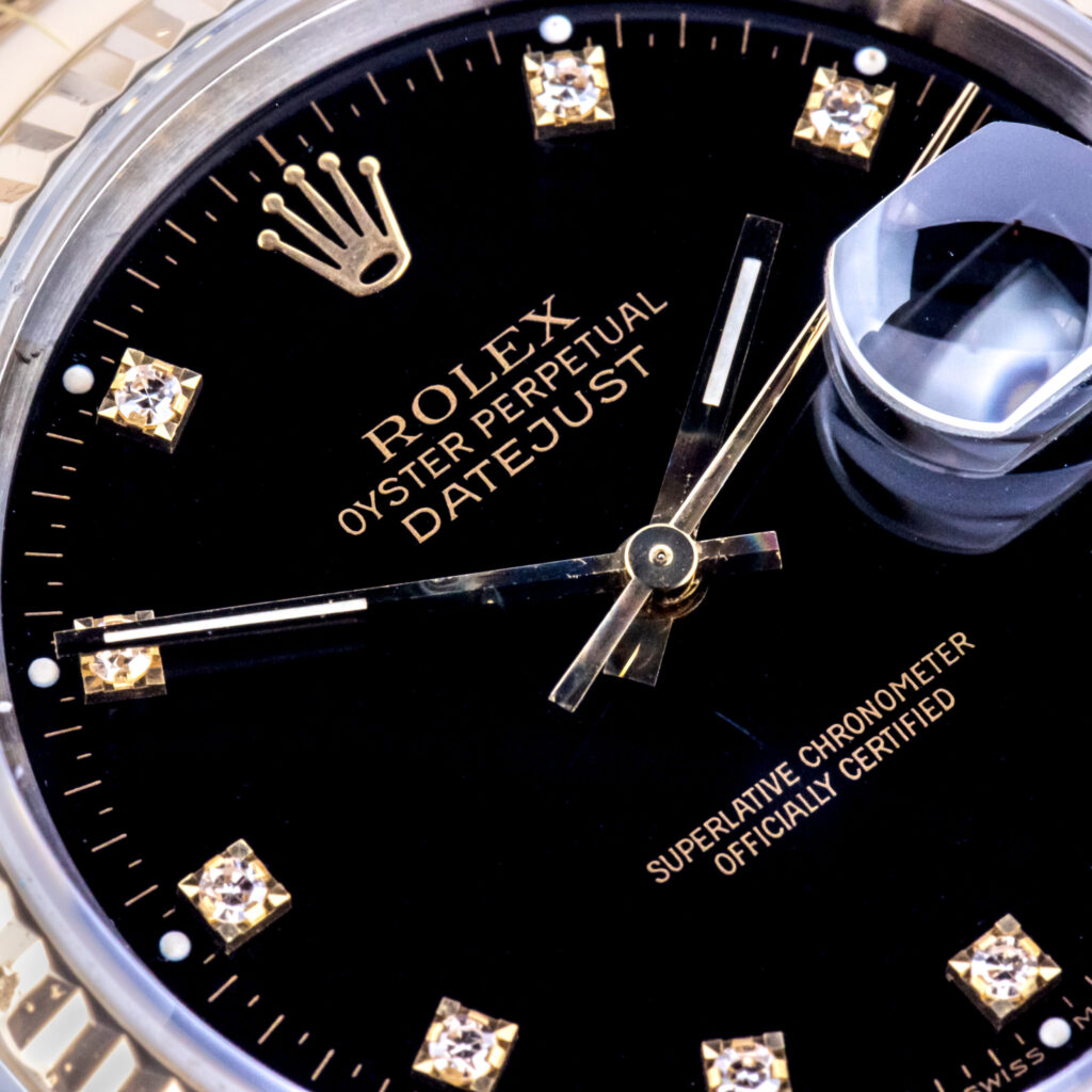 Rolex Oyster Perpetual Datejust Black Diamond 16233 1988 8 rolex-datejust-16233-34