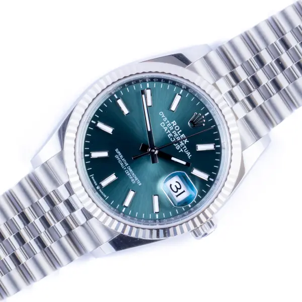 NEW Rolex Datejust Mint Green 126234 2023 (Volledige Set)