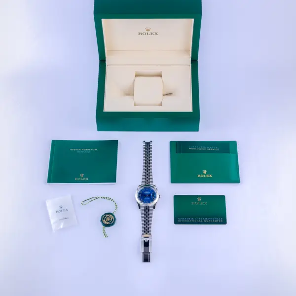 NEW Rolex Datejust 41 Azurro 126334 2024 (Full Set) - Image 8