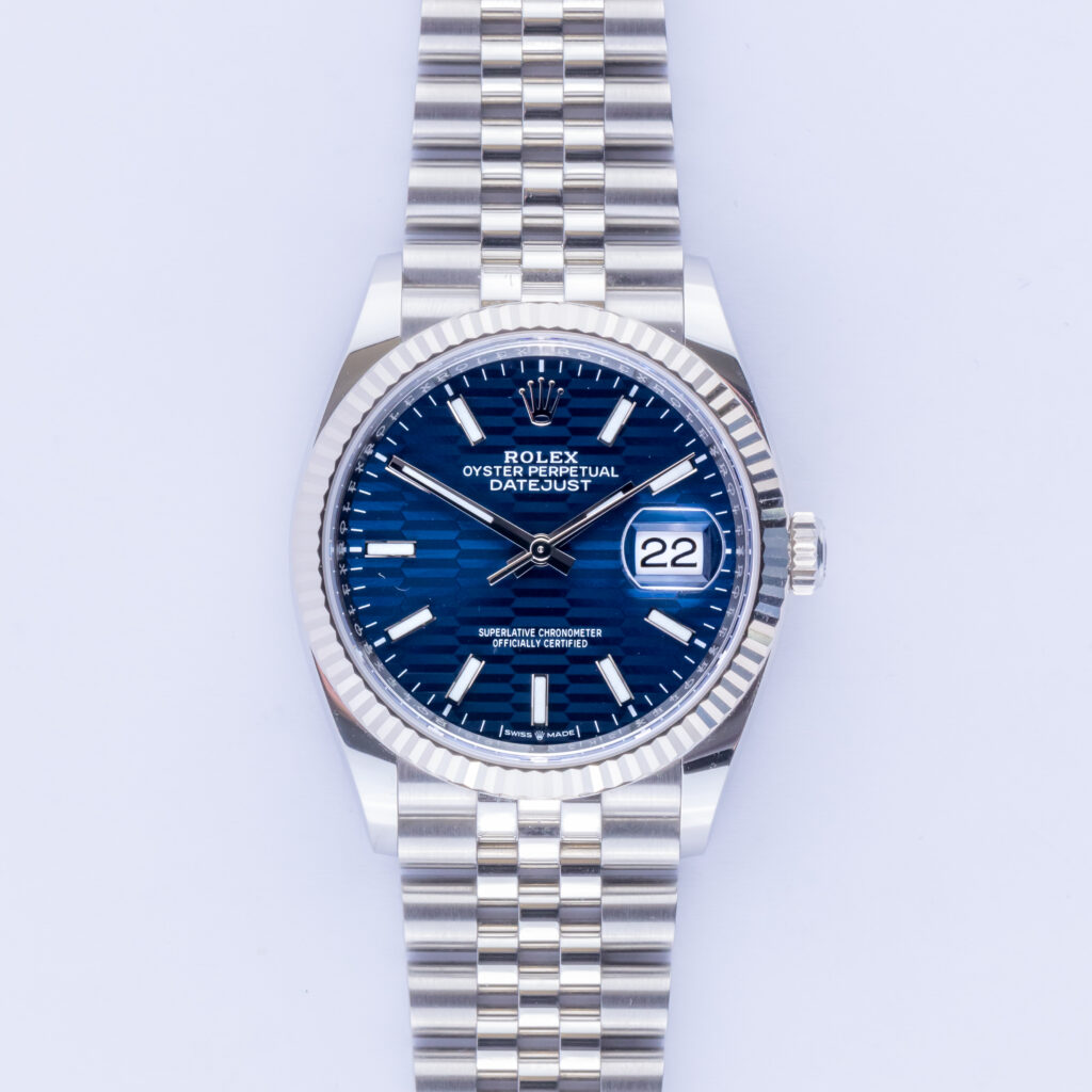 Rolex Datejust 36 Blue Motif 126234 2021 (Full Set) 9 Rolex Datejust 126234