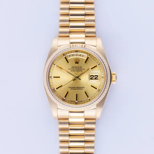 Rolex Day-Date Champagne 18038 1979 – Bild 3