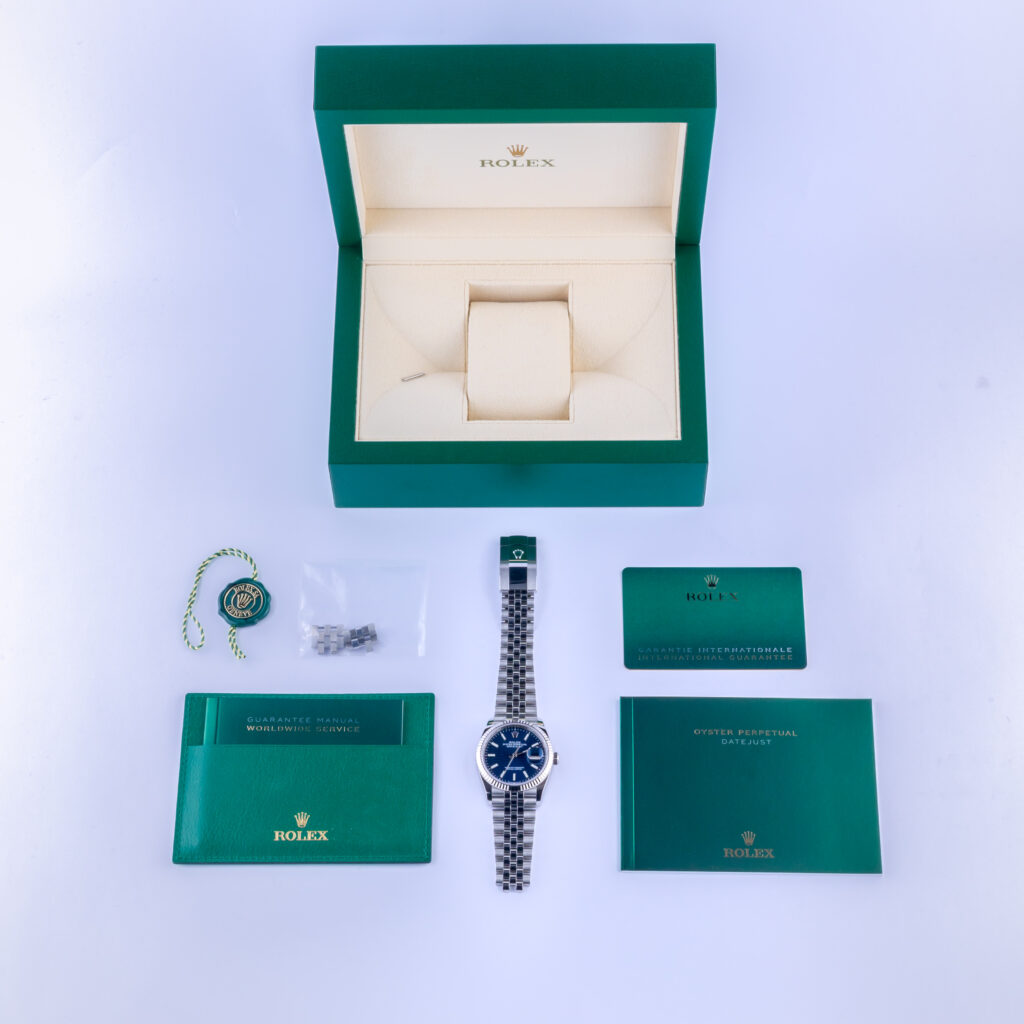 Rolex Datejust 36 Blue Motif 126234 2021 (Full Set) 13 Rolex Datejust 126234