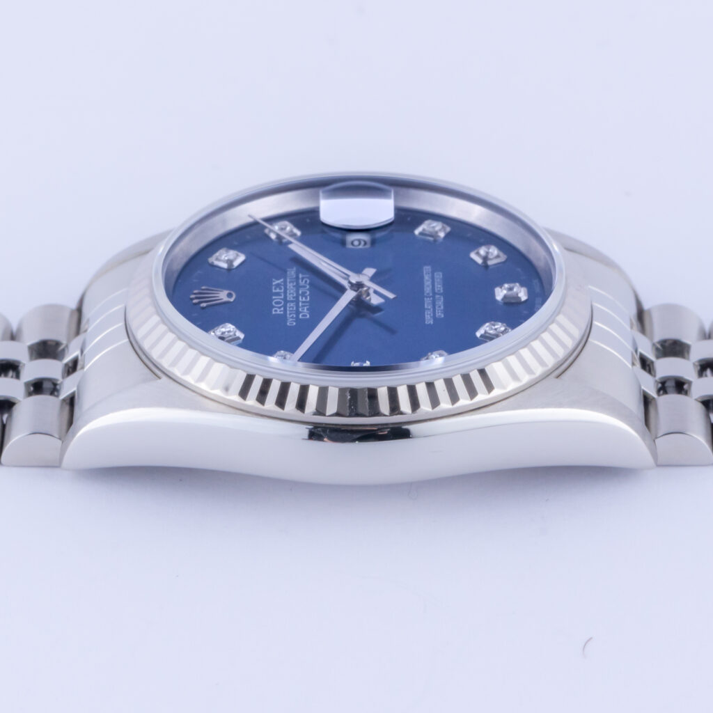 Rolex Oyster Perpetual Datejust Blue Diamond 16234 2004 (Full Set) 12 Rolex Datejust 16234