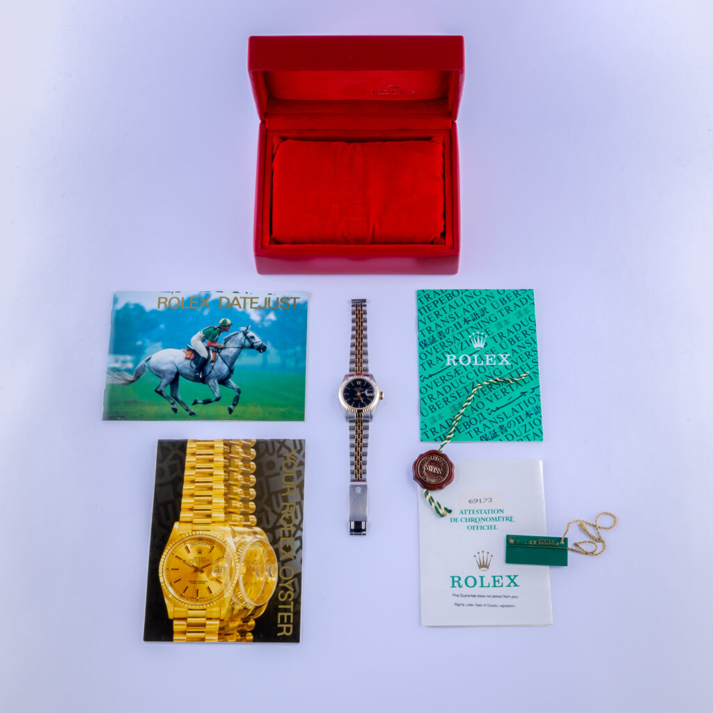 Rolex Lady-Datejust Black 69173 1990 (Vollständiger Satz) 15 rolex-lady-datejust-69173-27