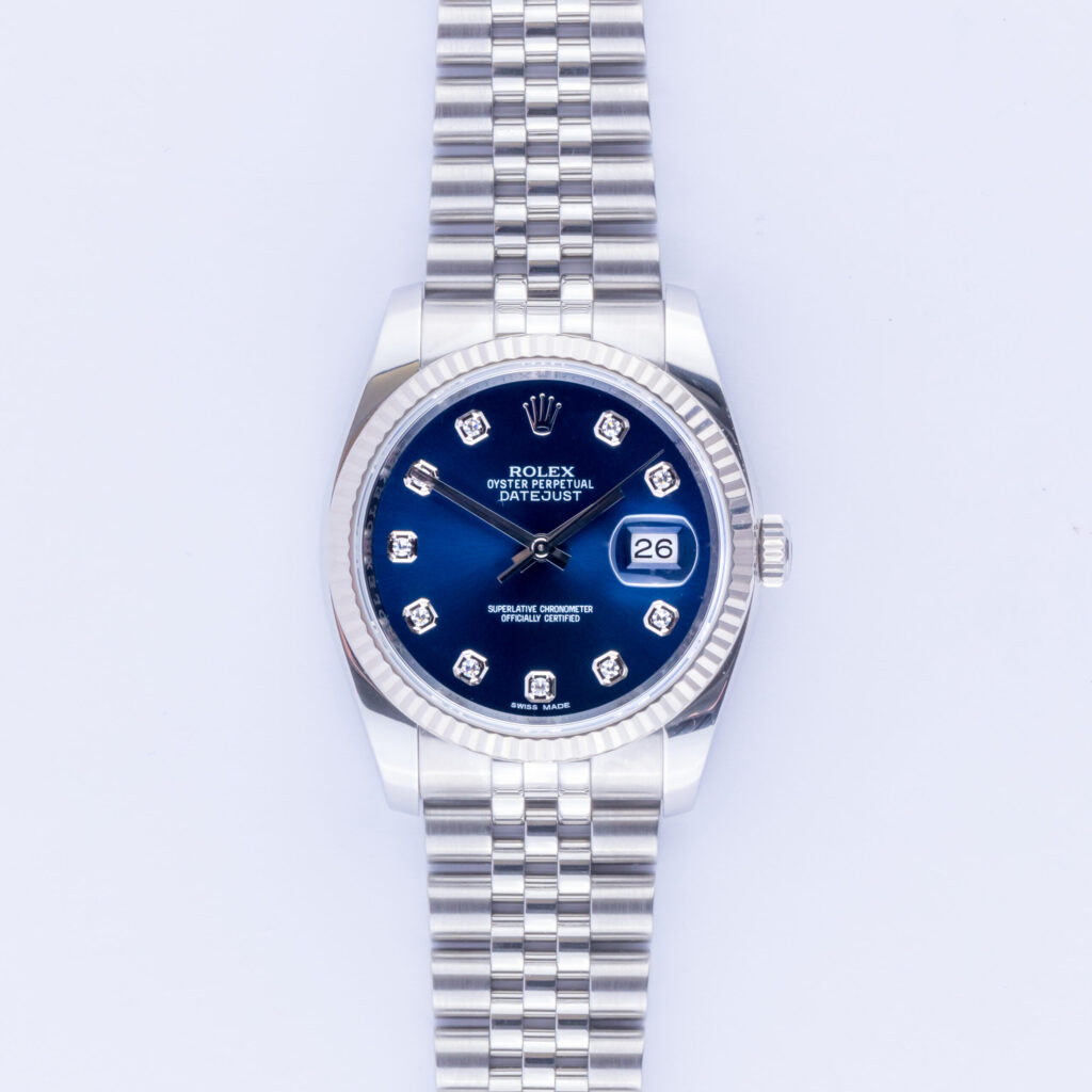 Rolex Oyster Perpetual Datejust Blue Diamond 116234 2015 (Full Set) 10 rolex-datejust-116234-6