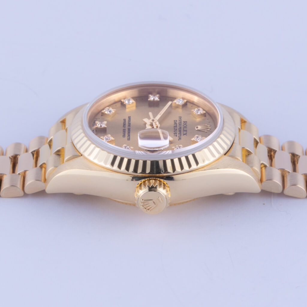 Rolex Lady-Datejust Champagne Diamond 69178 1989 (Full Set) 13 rolex-lady-datejust-69178-8