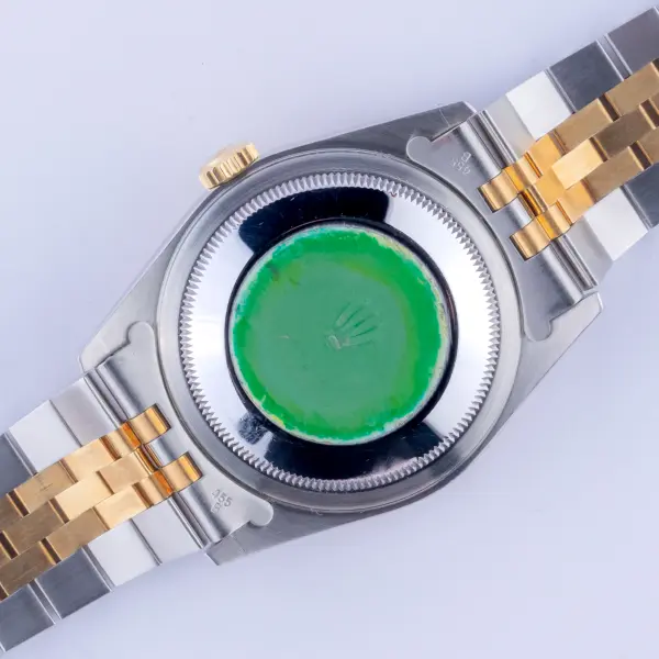 Rolex Oyster Perpetual Datejust Champagne Tapestry 16233 1991 - Image 4
