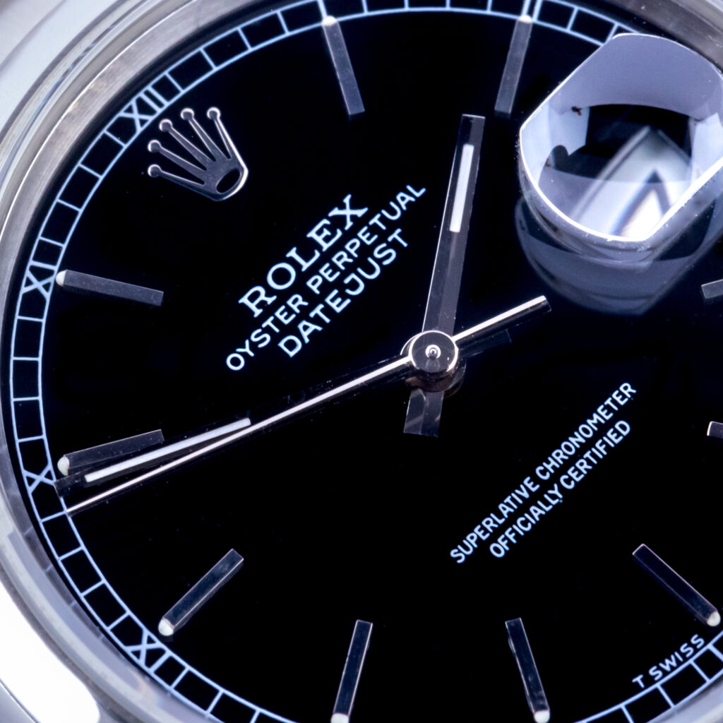 Rolex Oyster Perpetual Datejust Black 16200 1991 8 rolex-datejust-16200