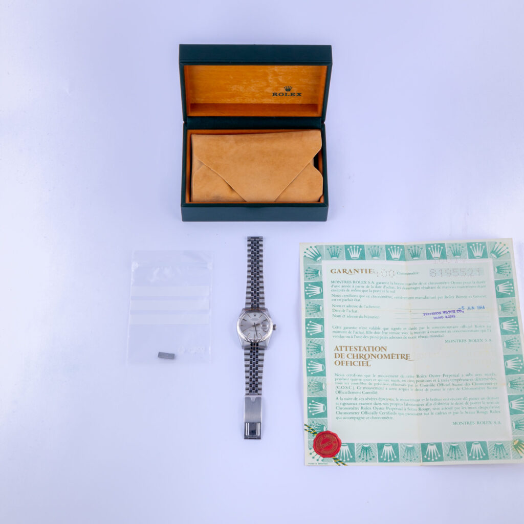 Rolex Oyster Perpetual Datejust Silver 16014 1984 (Full Set) 15 rolex-datejust-16014-10